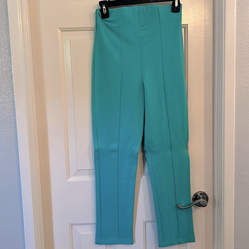 NWT Pinup Girl Clothing Mint cigarette pants sz S